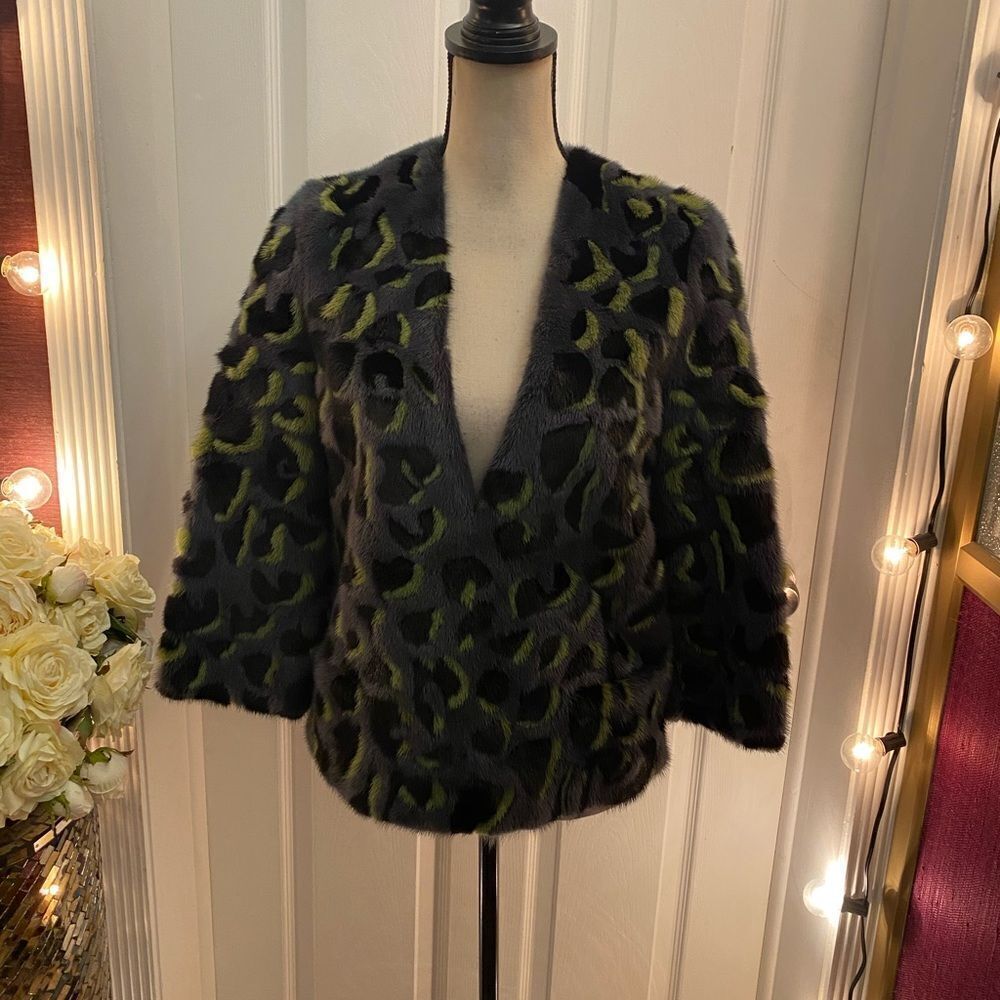 Bally Switzerland 100% mink fur sweater/ jacket, XS